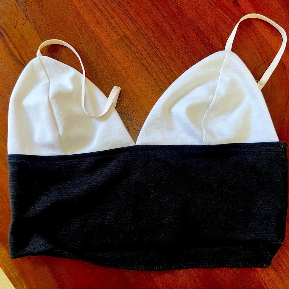 Victoria’s Secret crop bustier, size M (B cup perfect)